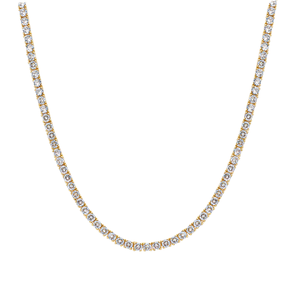 3mm Tennis Chain 18k Gold