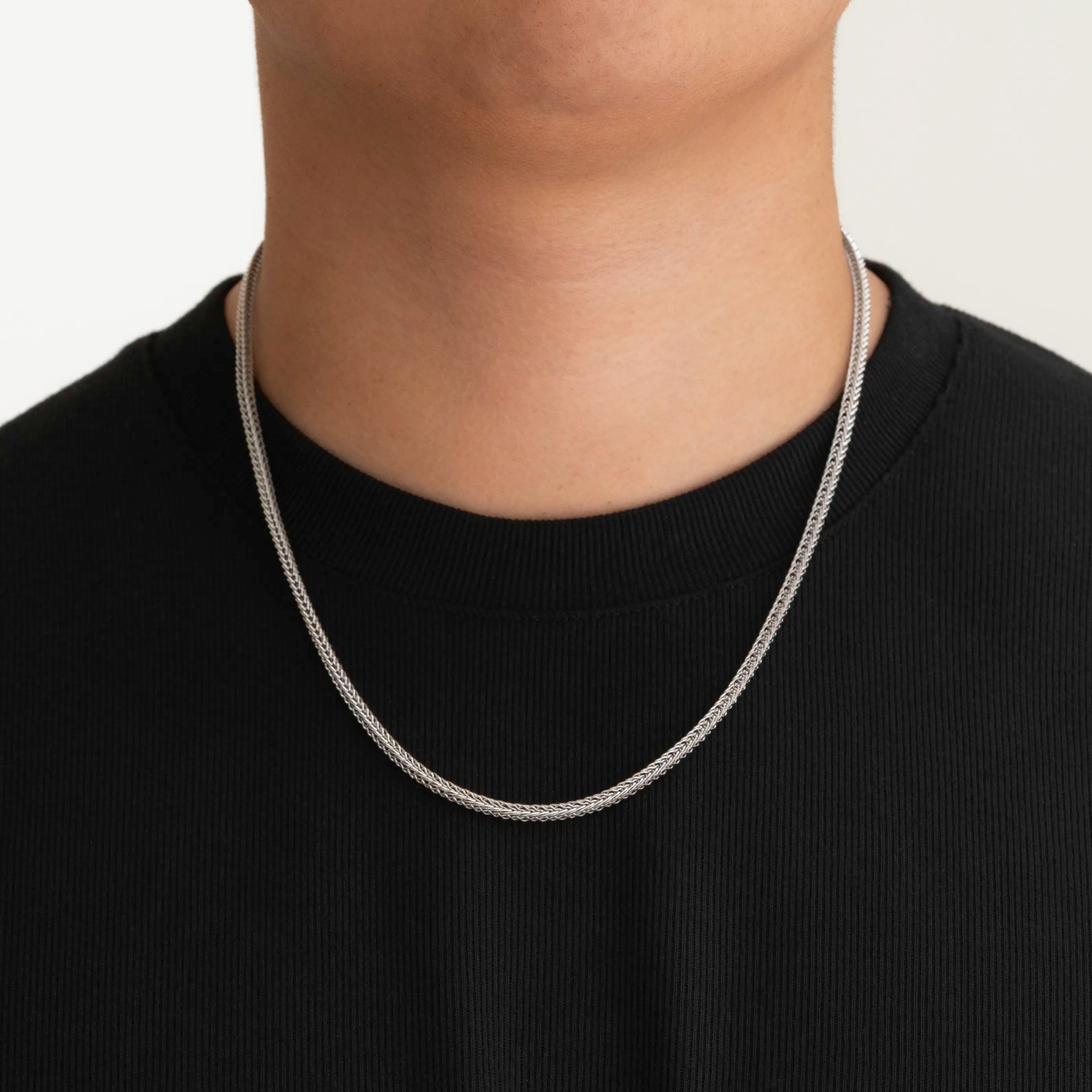 3mm Vellaro Chain - 18K White Gold
