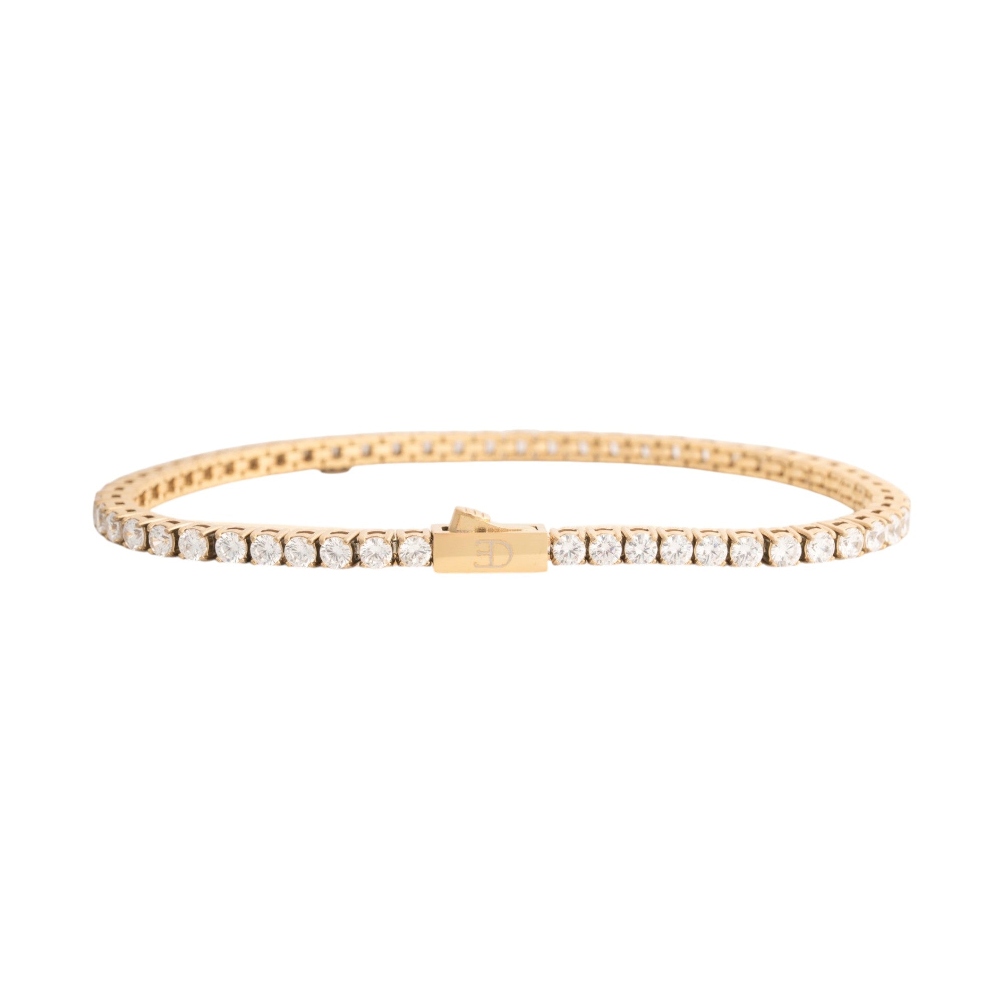 3mm Tennis Bracelet Gold