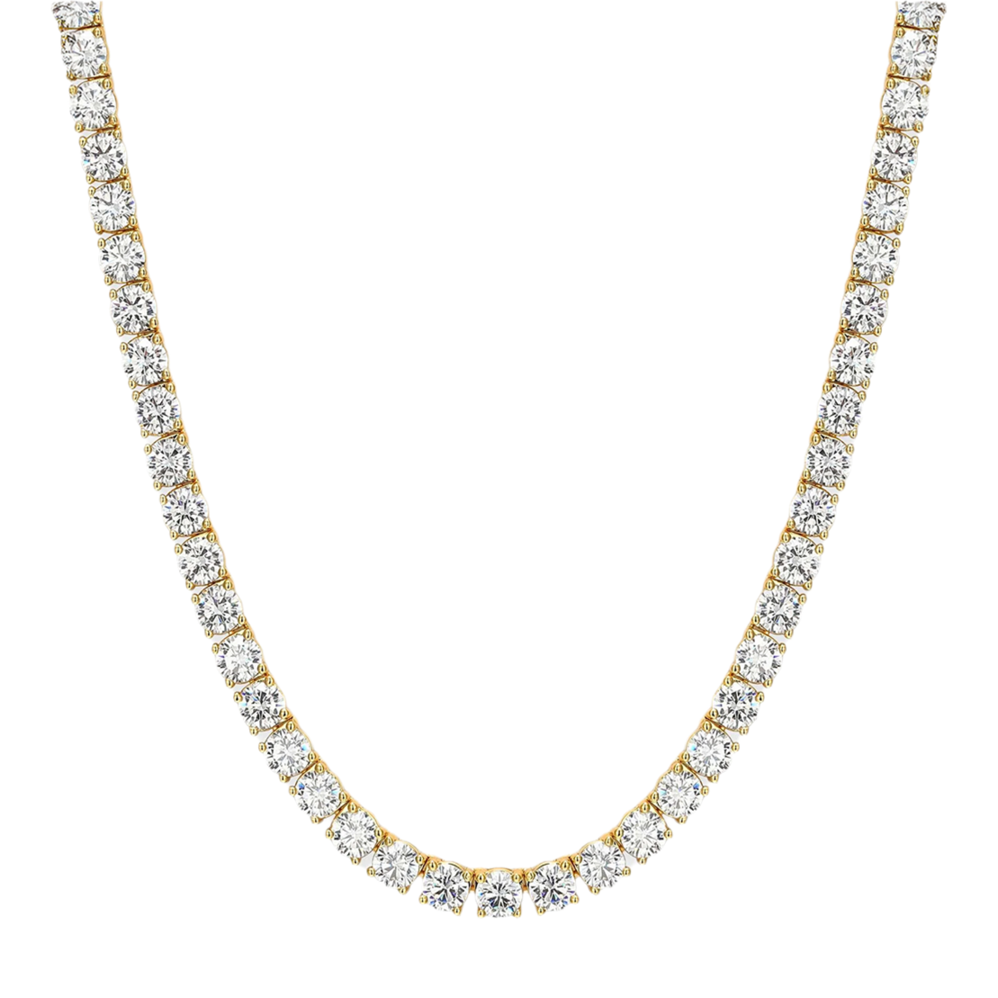 5mm Tennis Chain 18k Gold