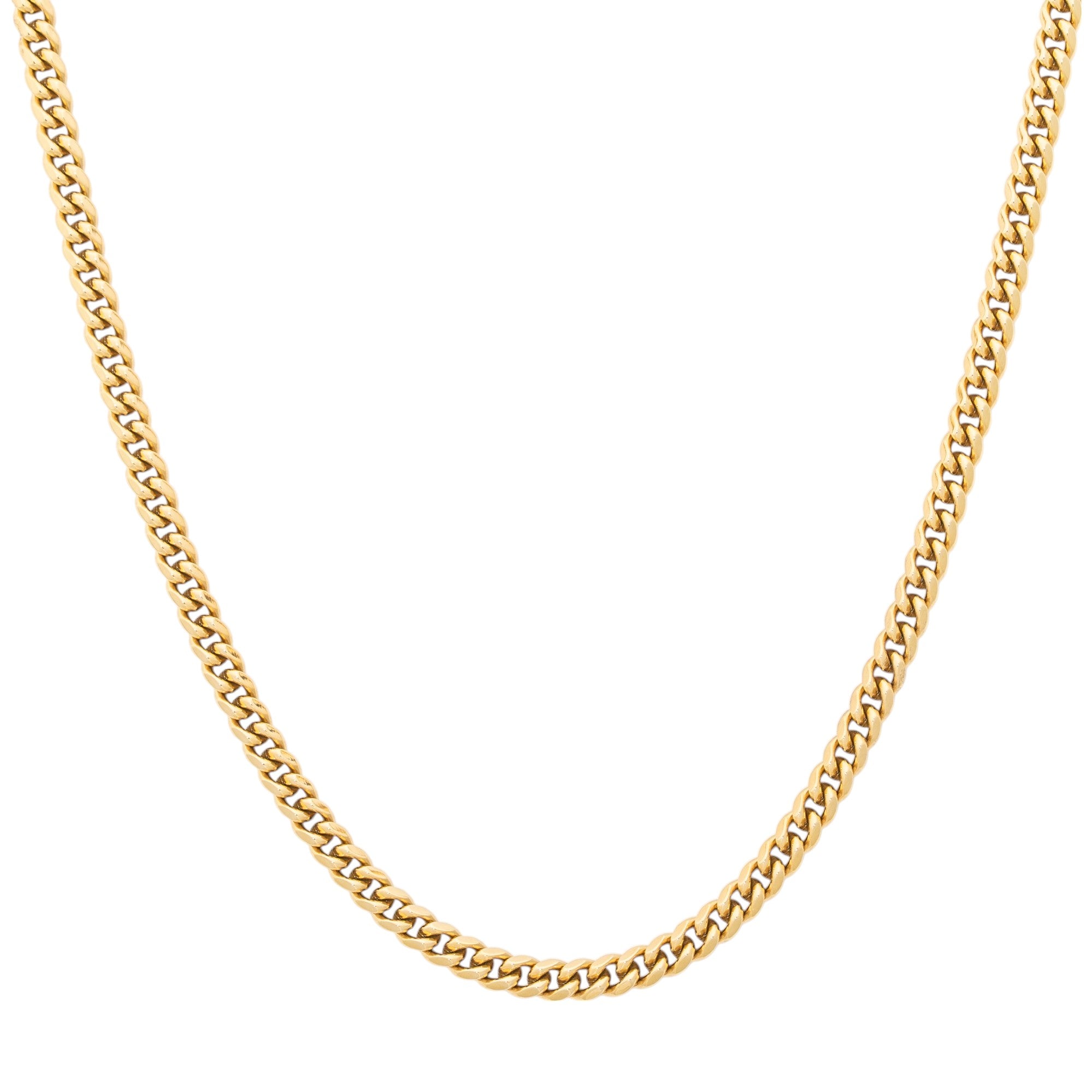 5mm Cuban Link Chain - 18k Gold