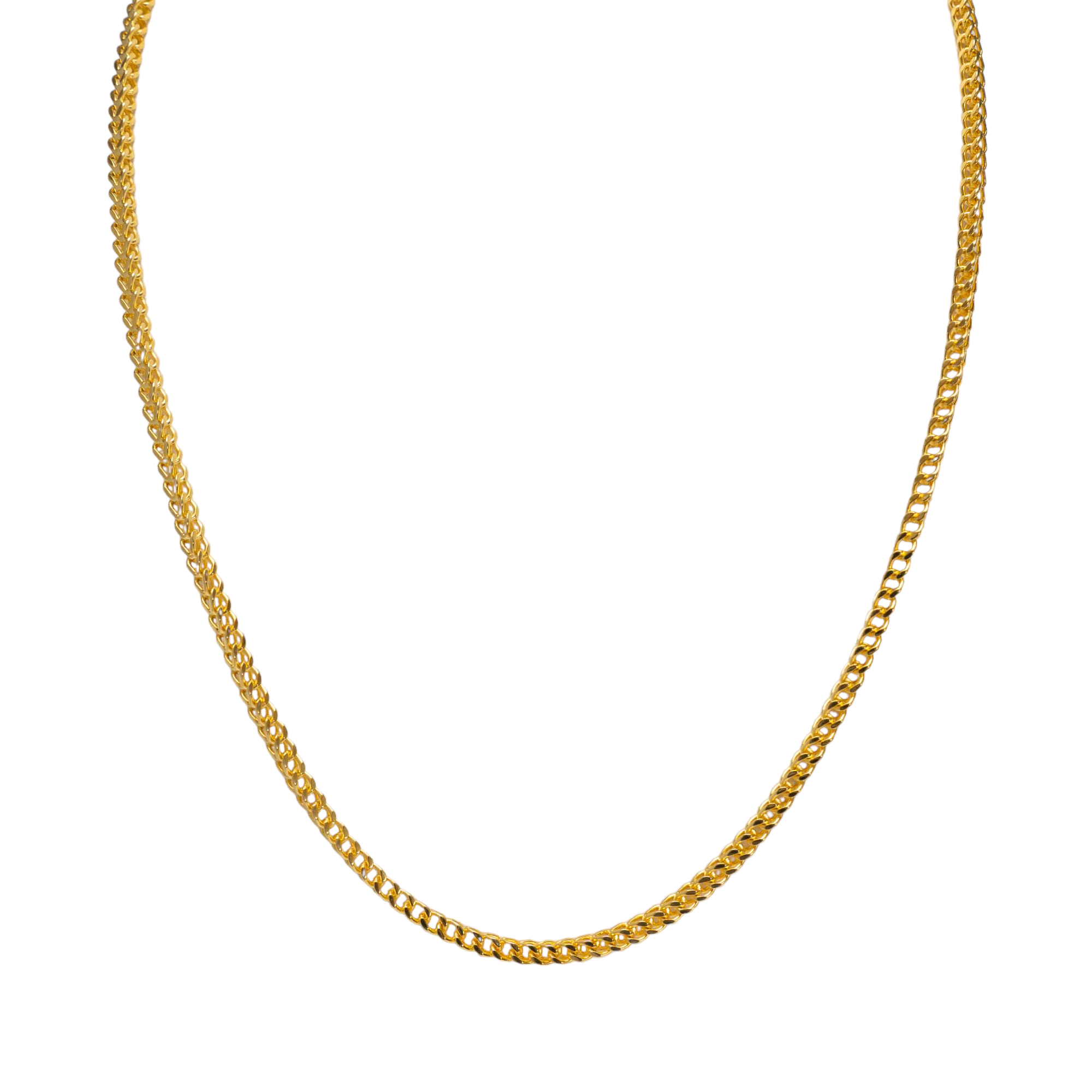 3mm Franco Chain Gold - 18k Gold