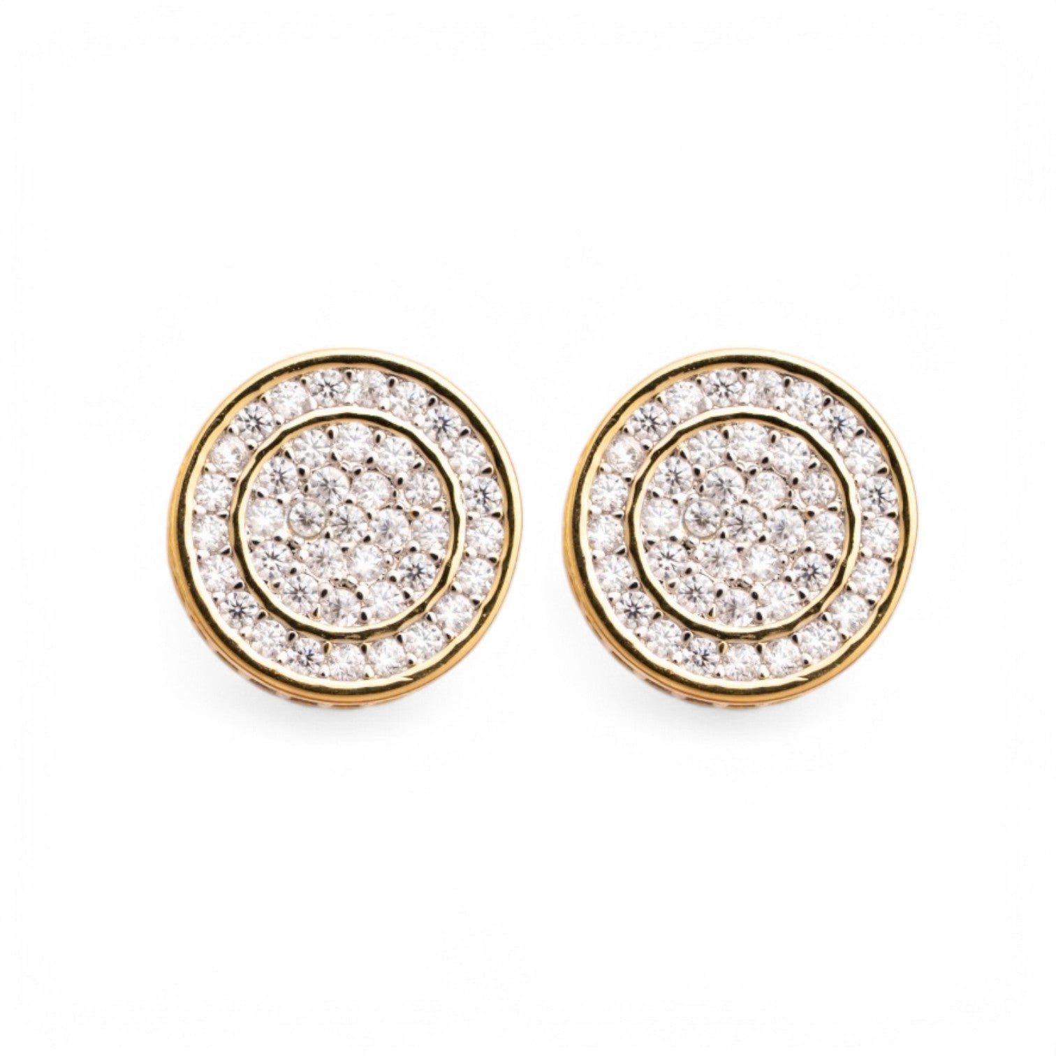 Round Clustered Studs - 18K GOLD