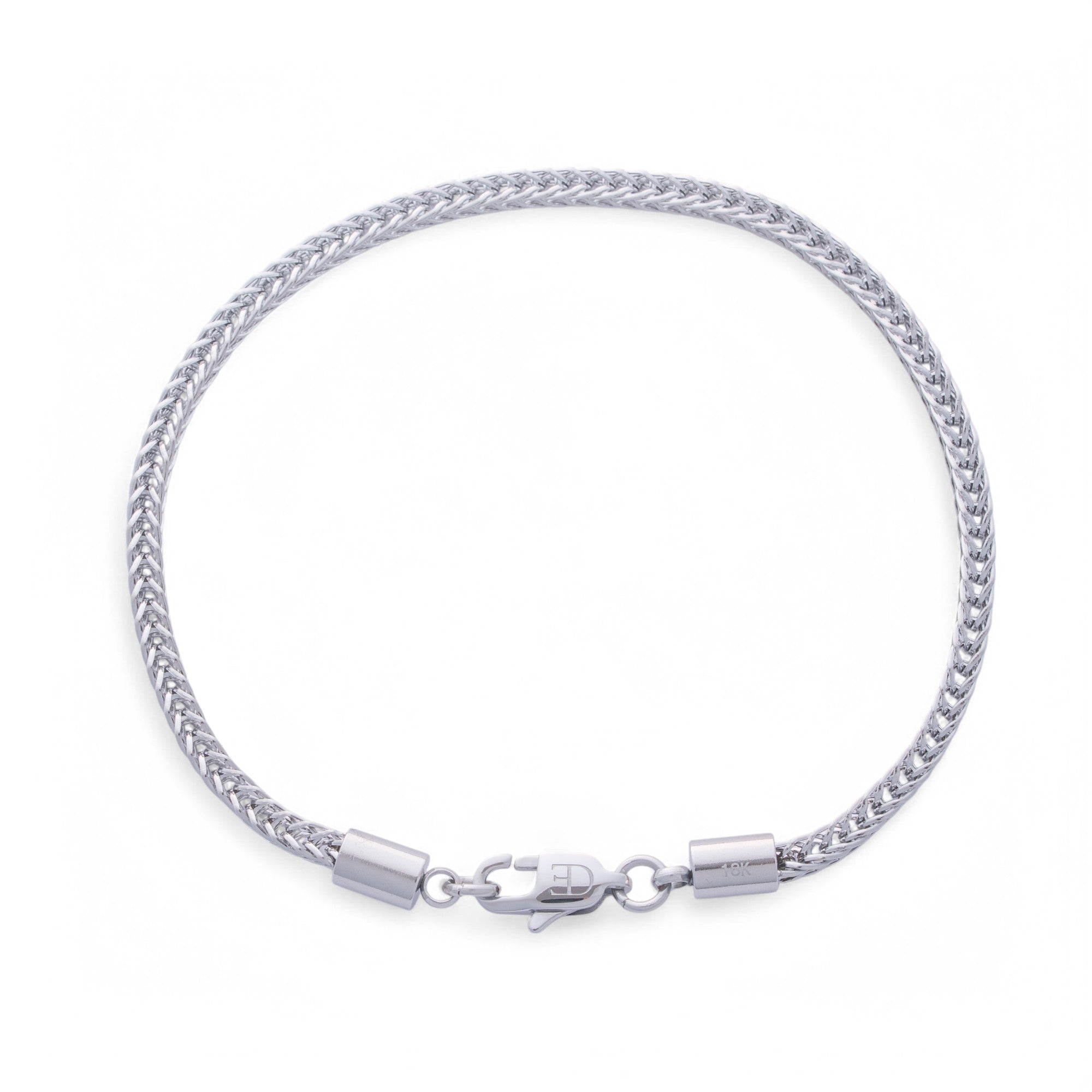 3mm Vellaro Bracelet - 18K White Gold